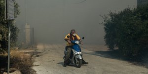 Κυκλοφοριακές ρυθμίσεις εξαιτίας της πυρκαγιάς