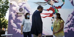 Κυριάκος Μητσοτάκης και Κεραμέως με μάσκα