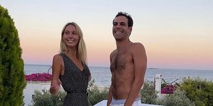 Η Μαρία Ολυμπία με τον σύντροφός της Περεγκρίν Πίρσον