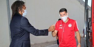 Ο Κριστιάν Καρεμπέ με τον Μάριο Βρουσάι