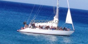 Ιστιοπλοϊκό με μετανάστες ανοιχτά των Χανίων