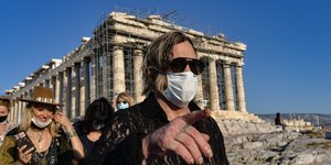 Ο Μίκι Ρουρκ στον Παρθενώνα