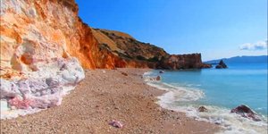Μήλος παραλία Καστανά