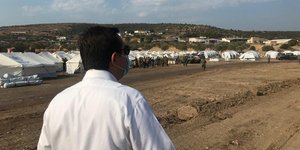 Ο Νότης Μηταράκης στο Καρά Τεπέ