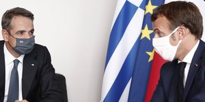 Κυριάκος Μητσοτάκης και Εμανουέλ Μακρόν στην Κορσική -