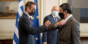 Μητσοτάκης και υπουργός Εξωτερικών των ΗΑΕ