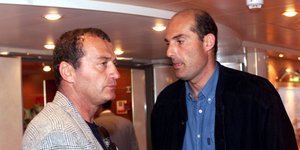 O Φώντας Μουδάτσιος με τον Κούλη Ιωσηφίδη
