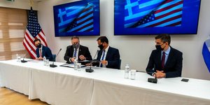 Μάικ Πομπέο και Άδωνις Γεωργιάδης 