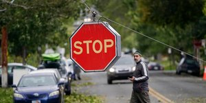 Εικόνα από το Σαλτ Λέικ Σίτι των ΗΠΑ μετά από κακοκαιρία