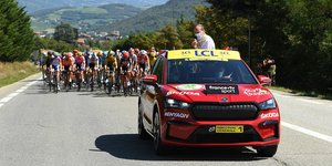Το Skoda Enyaq iV στο Tour de France
