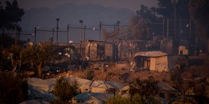 Πυρκαγιά στη Μόρια