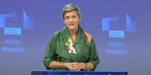 Η αντιπρόεδρος της Κομισιόν Μαργκρέτε Βεστάγκερ