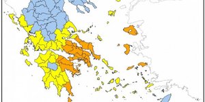 Χάρτης για κίνδυνο πυρκαγιάς στις 10-09-2020