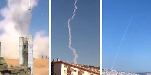 Στιγμιότυπα από τη δοκιμαστική εκτόξευση S-400 στην Τουρκία