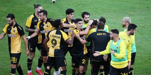 Οι ποδοσφαιριστές της ΑΕΚ