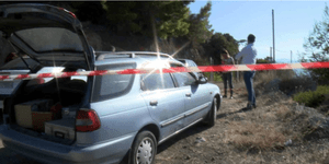 Το αυτοκίνητο του άνδρα που βρέθηκε με την Ουκρανή
