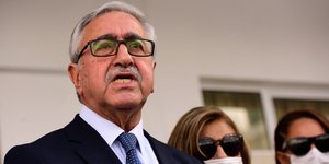 Ο Ακιντζί την ημέρα της ψηφοφορίας στα κατεχόμενα