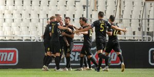 Οι ποδοσφαιριστές του Αρη