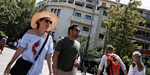 Πεζοί στην Αθήνα