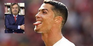 Ο Ιταλός λοιμωξιολόγος Ρομπέρτο Μπουριόνι και ο Κριστιάνο Ρονάλντο