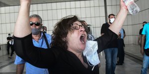 Η Μάγδα Φύσσα μετά την απόφαση για την Χρυσή Αυγή