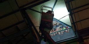 Φωτογραφία στην οροφή στη Βαρβάκειο 