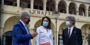 Η Γιάννα Αγγελοπούλου Δασκαλάκη στην Πρέβεζα