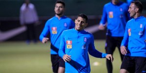 Ο Νίκος Καρέλης σε προπόνηση της εθνικής Ελλάδος