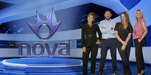 Από αριστερά προς τα δεξιά: Η κα Κατερίνα Κασκανιώτη, Pay TV Executive Director, ο κος Γιάννης Φουρνάρος, Senior Sports Manager η κα Αγάπη Κεφαλογιάννη, Senior Program Manager και η κα Ερμίνα Χατζηπαυλή, Senior Platfmorm Manager.