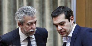 Ο Σταύρος Κοντονής με τον Αλέξη Τσίπρα