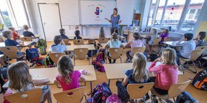 μαθητές σε σχολείο στην Γερμανία