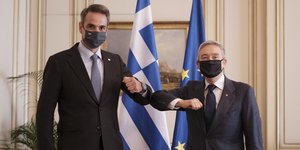 Κυριάκος Μητσοτάκης με Καναδό ΥΠΕΞ 