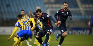 Φάση από τον αγώνα Λαμία-Παναιτωλικός