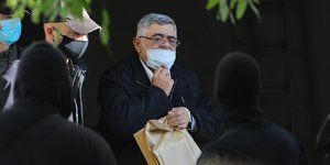 Ο Νίκος Μιχαλολιάκος, αρχηγός, ιδρυτής και γενικός γραμματέας της Χρυσής Αυγής