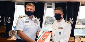Ναύαρχος Σουλτζ και αντιναύαρχος Κλιάρης