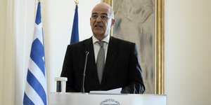 Ο Νίκος Δένδιας στην συνάντησή του με τον Καναδό ΥΠΕΞ