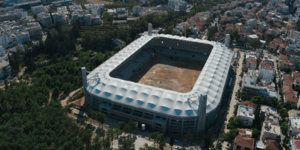 OPAP ARENA από ψηλά -Αποκλειστικά πλάνα από το νέο γήπεδο της ΑΕΚ
