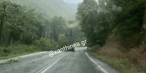 Πεσμένα δέντρα στην Ξάνθη