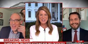 Ο αξιολάτρευτος εγγονός του γιατρού «εισβάλλει» στη ζωντανή συνέντευξή του στο MSNBC για τον κορωνοϊό και κλέβει την παράσταση