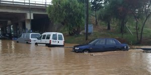 Ισχυρές βροχοπτώσεις στην Κρήτη