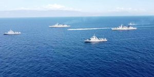 Η απάντηση στην τουρκική προπαγάνδα: Ελληνικά πλοία στο Καστελλόριζο -Δείτε εικόνες