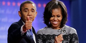 Ο πρώην Πρόεδρος των ΗΠΑ Μπαράκ Ομπάμα και η πρώην Πρώτη Κυρία Μισέλ Ομπάμα 
