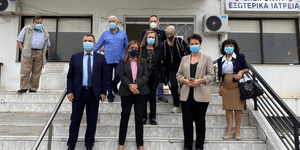 Ψυχιατρικές δομές της Θεσσαλονίκης επισκέφτηκε η Ζ. Ράπτη