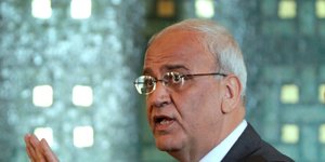 Ο Παλαιστίνιος διαπραγματευτής Σαέμπ Ερεκάτ