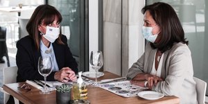 Σακελλαροπούλου με Διαμαντοπούλου