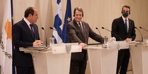 Σίσι, Αναστασιάδης και Μητσοτάκης στη Λευκωσία