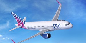 sky express αεροπλάνο Airbus