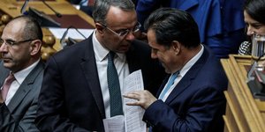 Χρήστος Σταϊκούρας, Αδωνις Γεωργιάδης στη βουλη