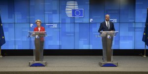 Σύνοδος Κορυφής Ούρσουλα φον ντερ Λάιεν και ο Σαρλ Μισέλ