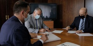 Τάκης Θεοδωρικάκος, Διονύσης Κυριακόπουλος, Αγγελος Μπίνης